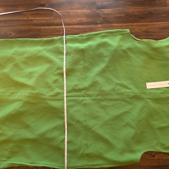 Trina Turk Pacifica Dress Size 8 Green Lace Up Sleeveless Shift MSRP $278 - Picture 7 of 8